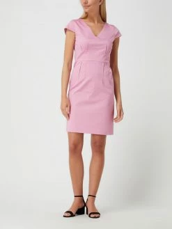 Comma Etuikleid Mit Teilungsnähten - Pink