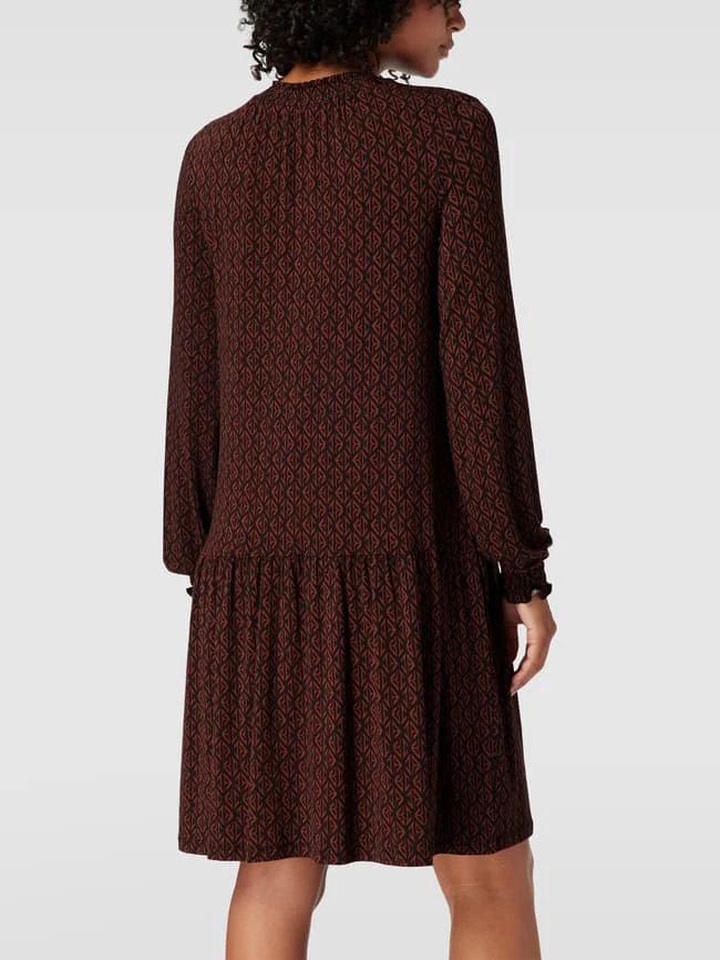 Christian Berg Woman Knielanges Kleid Mit Allover-Muster - Schwarz 7 Christian Berg Woman Knielanges Kleid Mit Allover-Muster - Schwarz – Bild 5