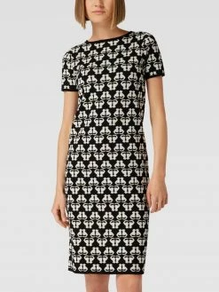 Max Mara Studio Knielanges Kleid Mit Allover-Muster Modell 'Abituro' - Schwarz -Polo Ralph Lauren Shop 60rjgha4aoqksjhh9p232h1m994kkkad9kpkcc1iap8lak2b8d330jii9d130k9i9l850dhj9t3kcgq66l3j2o9p65hm6oj46ti3echkcgqjee9n6kqj4d1k6cr32p3270pm4p0