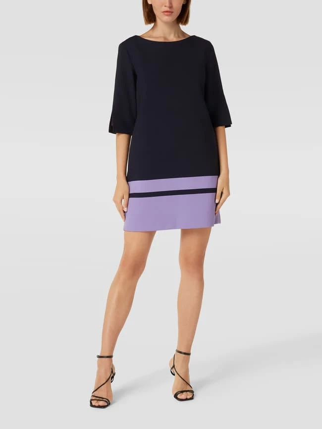 BOSS Minikleid Mit Kontraststreifen Modell 'Dastra' - Marineblau 3 BOSS Minikleid Mit Kontraststreifen Modell 'Dastra' - Marineblau