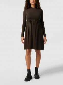 Mamalicious Umstand-Kleid Aus Baumwoll-Elasthan-Mix - Mittelgrau