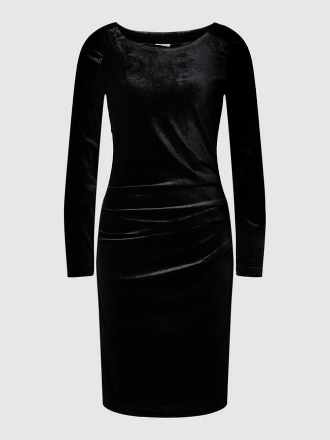 Kaffe Kleid Mit Rundhalsausschnitt Modell 'KELLY' - Schwarz 4 Kaffe Kleid Mit Rundhalsausschnitt Modell 'KELLY' - Schwarz – Bild 2