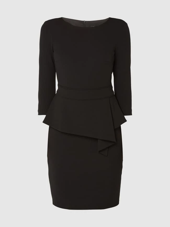 Paradi Etuikleid Mit Volantbesatz - Schwarz 4 Paradi Etuikleid Mit Volantbesatz - Schwarz – Bild 2