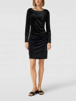 Kaffe Kleid Mit Rundhalsausschnitt Modell 'KELLY' - Schwarz