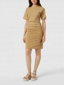 Tiger Of Sweden Knielanges Kleid Mit Gelegten Falten - Olivgrün