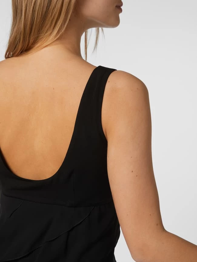 Swing Cocktailkleid Aus Chiffon Im Stufen-Look - Schwarz 5 Swing Cocktailkleid Aus Chiffon Im Stufen-Look - Schwarz – Bild 3