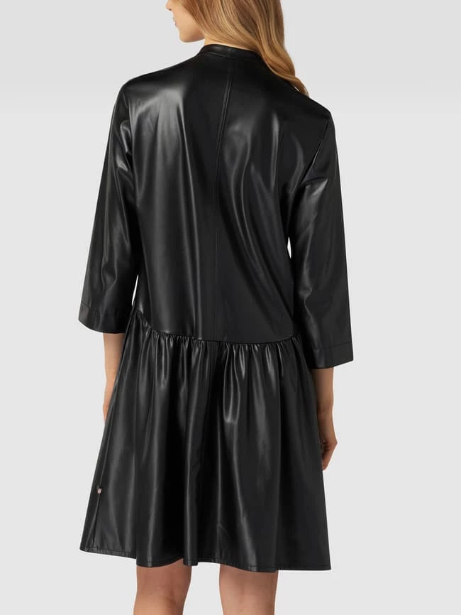 ROBE LÉGÈRE Knielanges Kleid In Leder-Optik - Schwarz 7 ROBE LÉGÈRE Knielanges Kleid In Leder-Optik - Schwarz – Bild 5