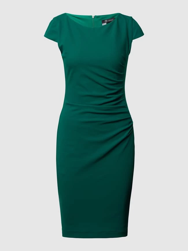 Paradi Cocktailkleid Mit Angeschnittenen Ärmeln Und Raffungen - Smaragdgrün 4 Paradi Cocktailkleid Mit Angeschnittenen Ärmeln Und Raffungen - Smaragdgrün – Bild 2