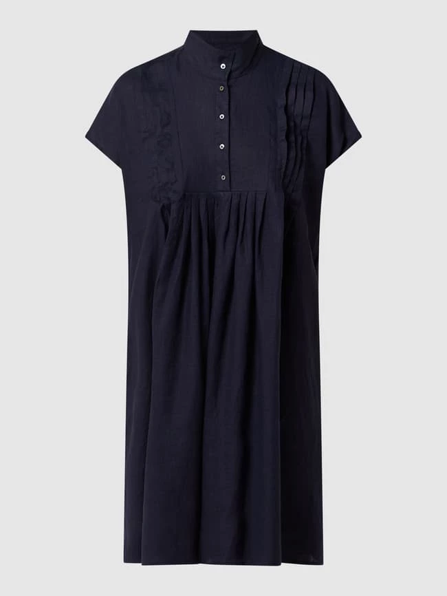 Tonno & Panna Kleid Aus Leinen Modell 'Sarabi' - Marineblau 4 Tonno & Panna Kleid Aus Leinen Modell 'Sarabi' - Marineblau – Bild 2