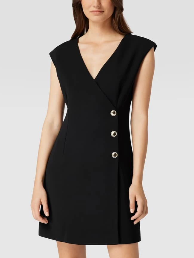 Mango Minikleid In Wickel-Optik - Schwarz 6 Mango Minikleid In Wickel-Optik - Schwarz – Bild 4