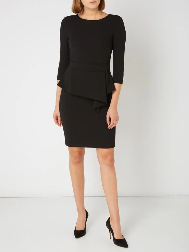 Paradi Etuikleid Mit Volantbesatz - Schwarz 3 Paradi Etuikleid Mit Volantbesatz - Schwarz