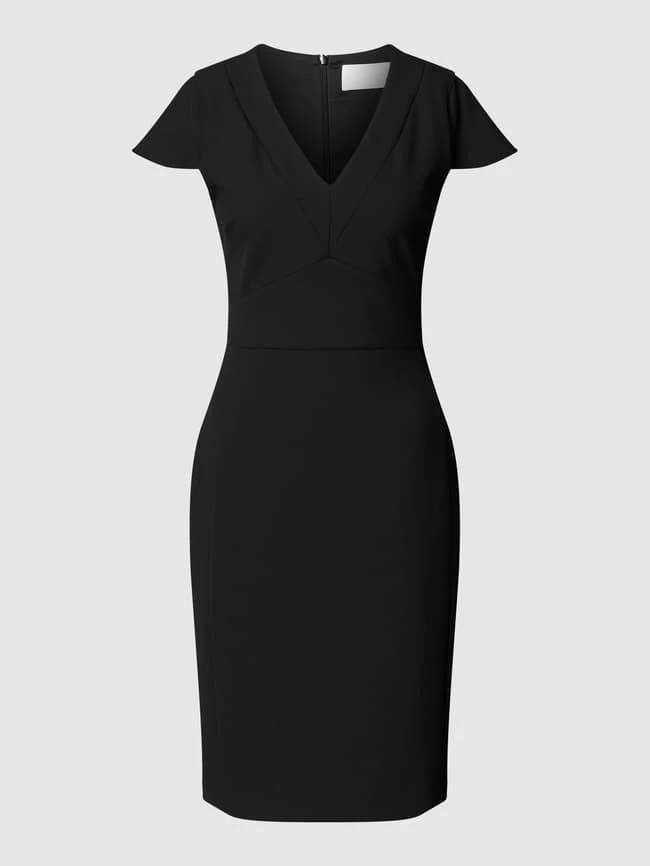 BOSS Etuikleid Mit V-Ausschnitt - Schwarz 4 BOSS Etuikleid Mit V-Ausschnitt - Schwarz – Bild 2