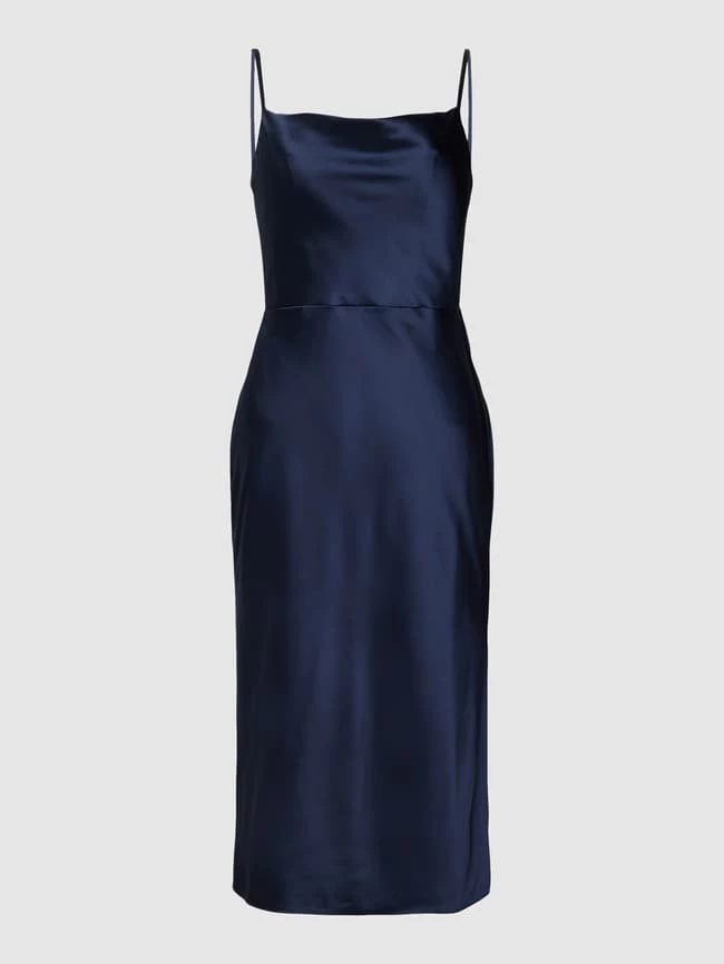 Laona Cocktailkleid Mit Wasserfall-Ausschnitt - Marineblau 4 Laona Cocktailkleid Mit Wasserfall-Ausschnitt - Marineblau – Bild 2