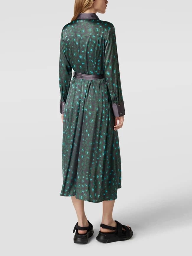 Delicate Love Midikleid Mit Allover-Muster Modell 'MINA' - Grün 7 Delicate Love Midikleid Mit Allover-Muster Modell 'MINA' - Grün – Bild 5