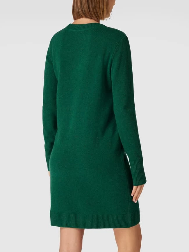 Christian Berg Woman Knielanges Strickkleid Mit Geripptem Rundhalsausschnitt - Dunkelgrün 7 Christian Berg Woman Knielanges Strickkleid Mit Geripptem Rundhalsausschnitt - Dunkelgrün – Bild 5