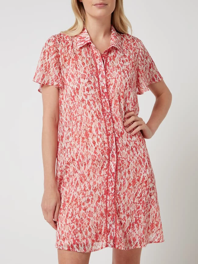 FREEBIRD Blusenkleid Aus Chiffon Modell 'Celeste' - Rot 6 FREEBIRD Blusenkleid Aus Chiffon Modell 'Celeste' - Rot – Bild 4