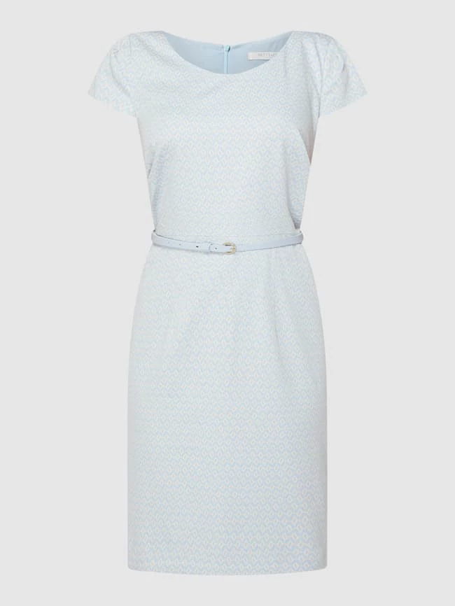 BETTY & CO WHITE Etuikleid Mit Taillengürtel - Hellblau 4 BETTY & CO WHITE Etuikleid Mit Taillengürtel - Hellblau – Bild 2
