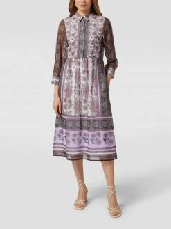 Cinque Hemdblusenkleid In Midilänge - Khaki