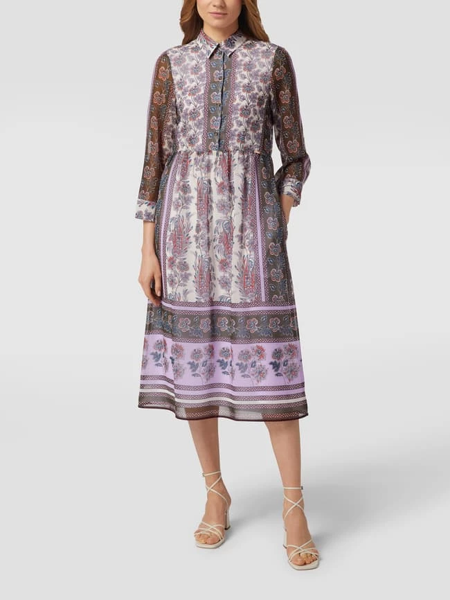 Cinque Hemdblusenkleid In Midilänge - Khaki 3 Cinque Hemdblusenkleid In Midilänge - Khaki