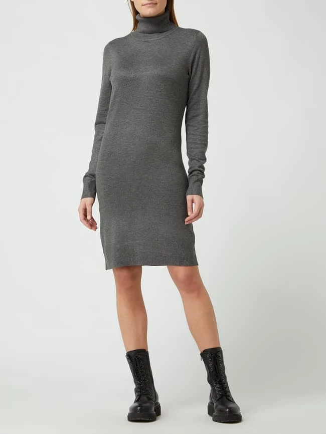 Saint Tropez Strickkleid Aus Viskosemischung Modell 'Mila' - Anthrazit 3 Saint Tropez Strickkleid Aus Viskosemischung Modell 'Mila' - Anthrazit