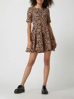 Versace Jeans Couture Kleid Mit Leopardenmuster - Mittelbraun