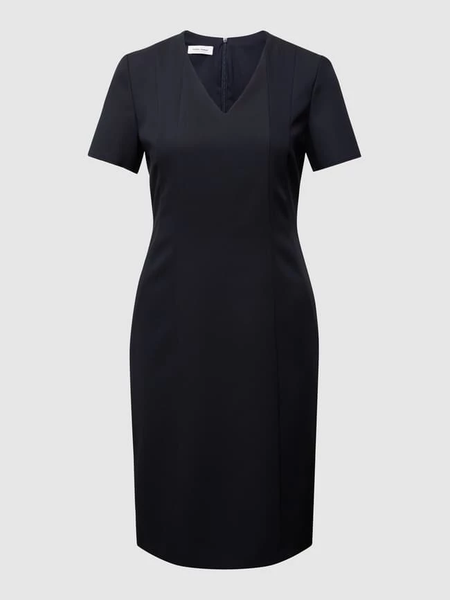 Gerry Weber Etuikleid Mit Kurzen Ärmeln - Marineblau 4 Gerry Weber Etuikleid Mit Kurzen Ärmeln - Marineblau – Bild 2