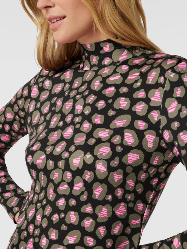 Marc Cain Kleid Mit Allover-Muster - Schwarz 5 Marc Cain Kleid Mit Allover-Muster - Schwarz – Bild 3