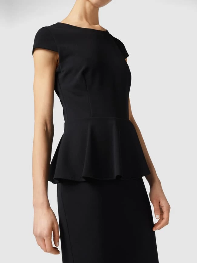 Paradi Cocktailkleid Mit Schößchen - Schwarz 5 Paradi Cocktailkleid Mit Schößchen - Schwarz – Bild 3