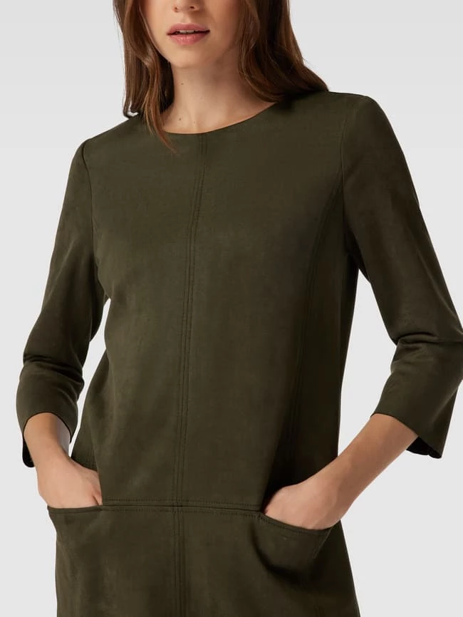 Jake*s Collection Minikleid Mit Ziernähten - Dunkelgrün 5 Jake*s Collection Minikleid Mit Ziernähten - Dunkelgrün – Bild 3