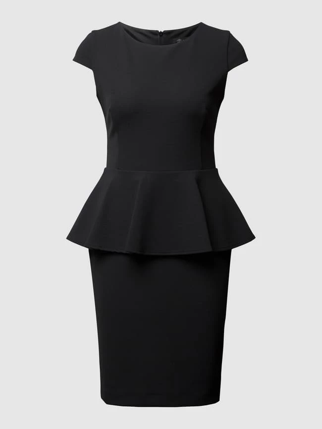 Paradi Cocktailkleid Mit Schößchen - Schwarz 4 Paradi Cocktailkleid Mit Schößchen - Schwarz – Bild 2