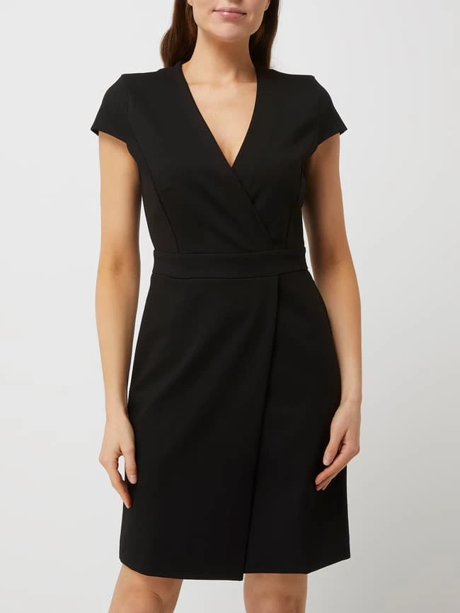 Comma Etuikleid In Wickel-Optik - Schwarz 6 Comma Etuikleid In Wickel-Optik - Schwarz – Bild 4