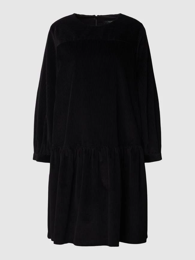 Weekend Max Mara Knielanges Kleid In Cord-Optik Modell 'Pancone' - Schwarz 4 Weekend Max Mara Knielanges Kleid In Cord-Optik Modell 'Pancone' - Schwarz – Bild 2