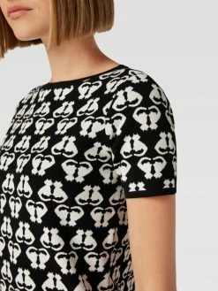 Max Mara Studio Knielanges Kleid Mit Allover-Muster Modell 'Abituro' - Schwarz -Polo Ralph Lauren Shop 6t3l6hql8h2l2lad98r58jq8a4skgjiha1b4qiq9890k4dhka17kcla5al9kejqm8t14qgae6t146jal8co3cdhg6hh3aphncgs3adhkckojaob2ccpj0p9k70pj0dpg6ksj4do