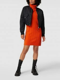 Polo Ralph Lauren Strickkleid Mit Zopfmuster - Orange
