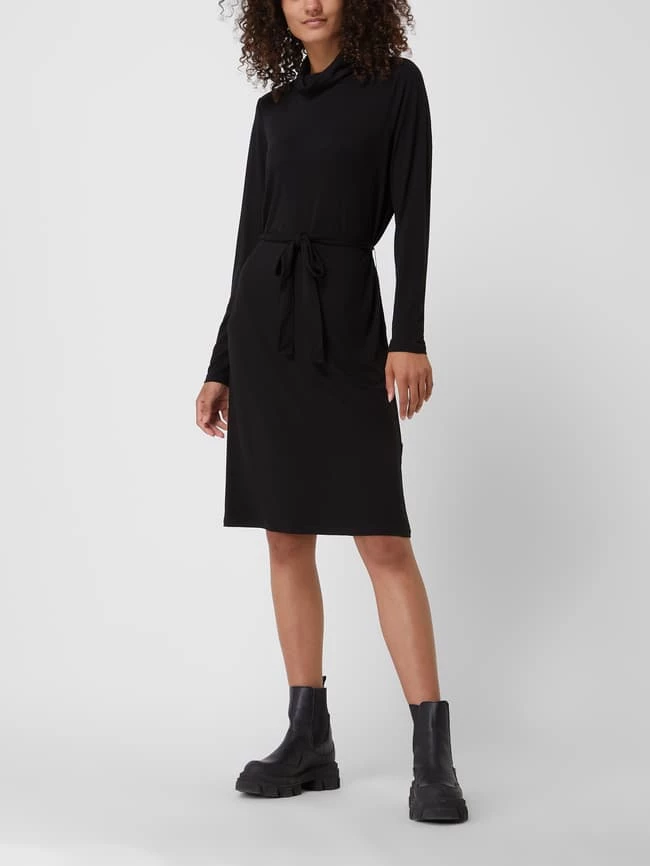 Fransa Jerseykleid Mit Rollkragen Modell 'Fraan' - Schwarz 3 Fransa Jerseykleid Mit Rollkragen Modell 'Fraan' - Schwarz