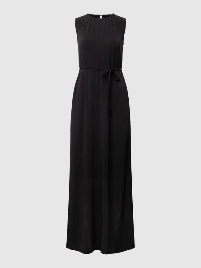 Comma Maxikleid Aus Viskose-Mix Mit Taillenband - Schwarz 4 Comma Maxikleid Aus Viskose-Mix Mit Taillenband - Schwarz – Bild 2