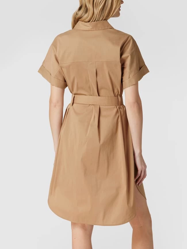 BOSS Blusenkleid In Knielänge Mit Taillengürtel Modell 'Dashile' - Beige 7 BOSS Blusenkleid In Knielänge Mit Taillengürtel Modell 'Dashile' - Beige – Bild 5