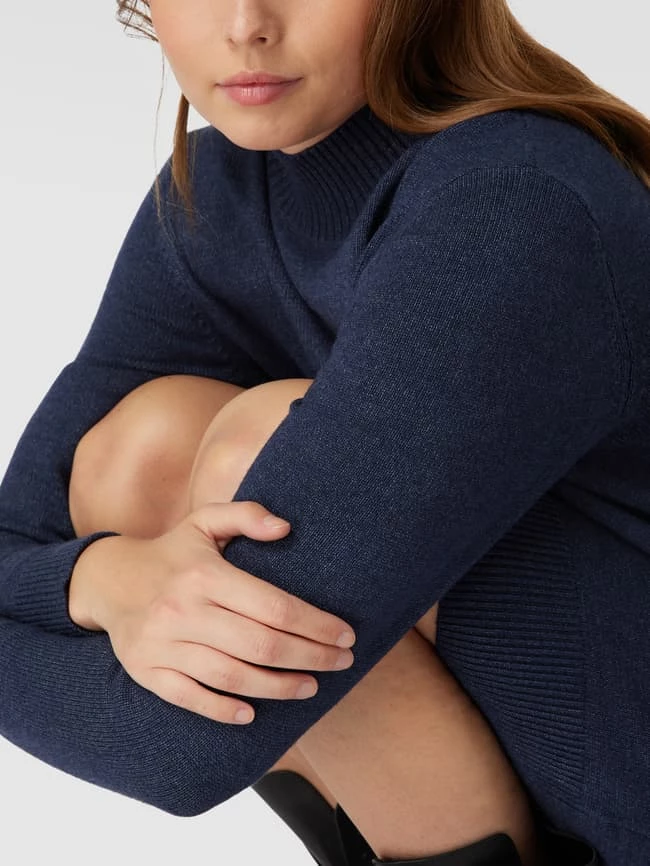 Montego Strickkleid Mit Rundhalsausschnitt - Dunkelblau 5 Montego Strickkleid Mit Rundhalsausschnitt - Dunkelblau – Bild 3