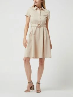 Montego Kleid Mit Taillengürtel - Sand