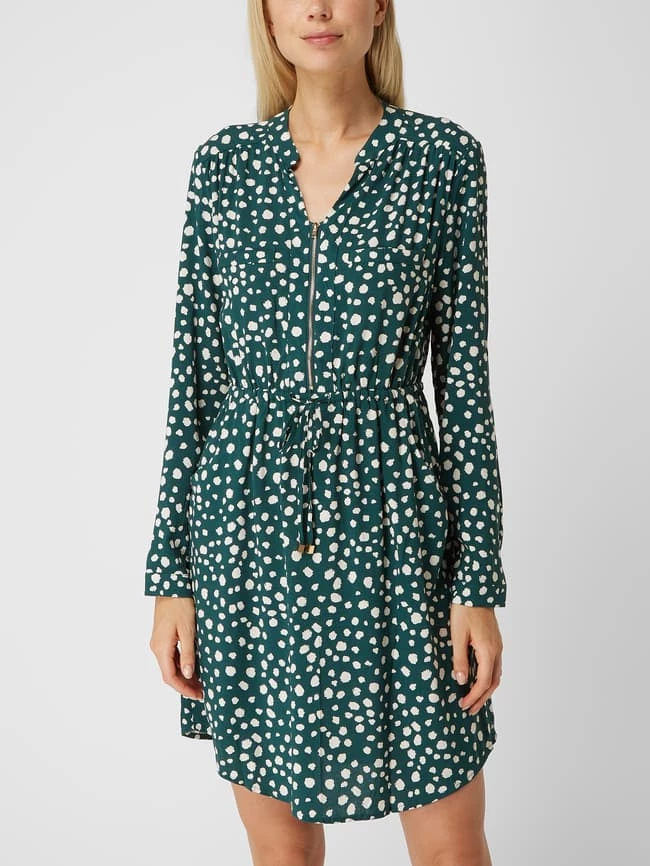 Apricot Kleid Mit Punktmuster - Hellgrün 6 Apricot Kleid Mit Punktmuster - Hellgrün – Bild 4