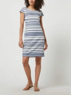 Apricot Etuikleid Mit Rundhalsausschnitt - Hellblau