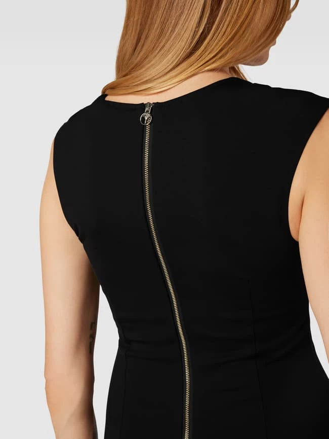 JOOP! Knielanges Kleid Mit V-Ausschnitt - Schwarz 5 JOOP! Knielanges Kleid Mit V-Ausschnitt - Schwarz – Bild 3