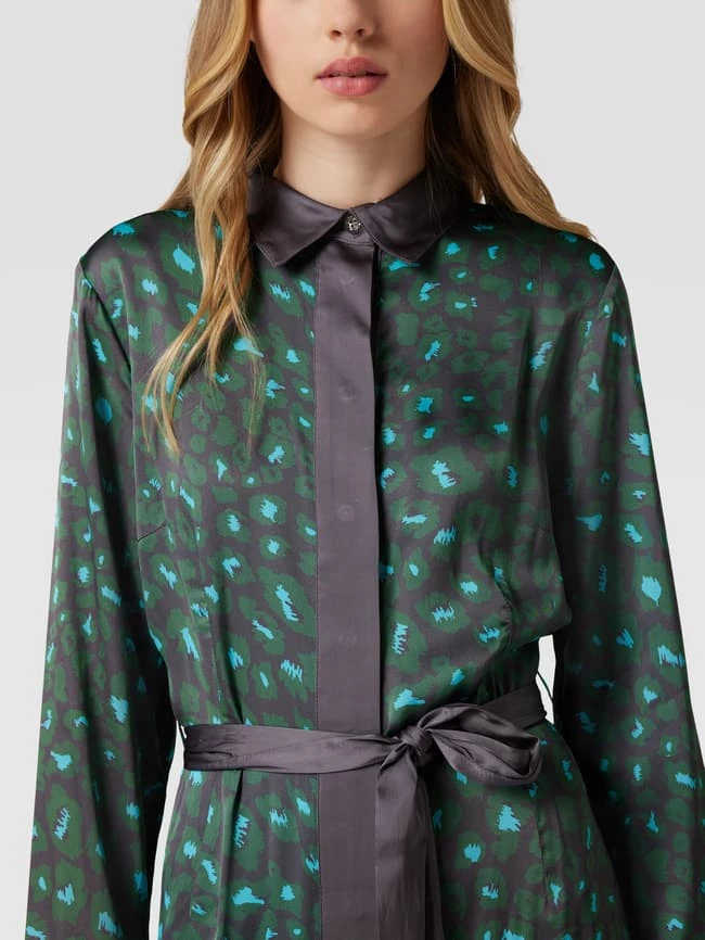 Delicate Love Midikleid Mit Allover-Muster Modell 'MINA' - Grün 5 Delicate Love Midikleid Mit Allover-Muster Modell 'MINA' - Grün – Bild 3