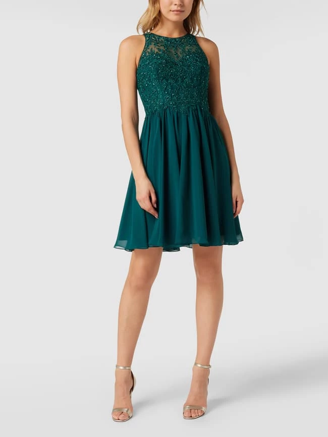 Laona Cocktailkleid Mit Floralen Stickereien Und Ziersteinen - Bottle 3 Laona Cocktailkleid Mit Floralen Stickereien Und Ziersteinen - Bottle