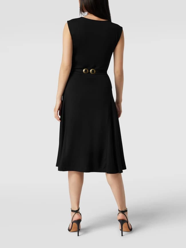 Lauren Ralph Lauren Midikleid Mit Taillengürtel Modell 'VABRIZIO' - Schwarz 7 Lauren Ralph Lauren Midikleid Mit Taillengürtel Modell 'VABRIZIO' - Schwarz – Bild 5