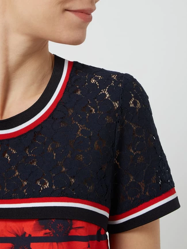 Sportalm Kleid Mit Spitze - Dunkelblau 5 Sportalm Kleid Mit Spitze - Dunkelblau – Bild 3