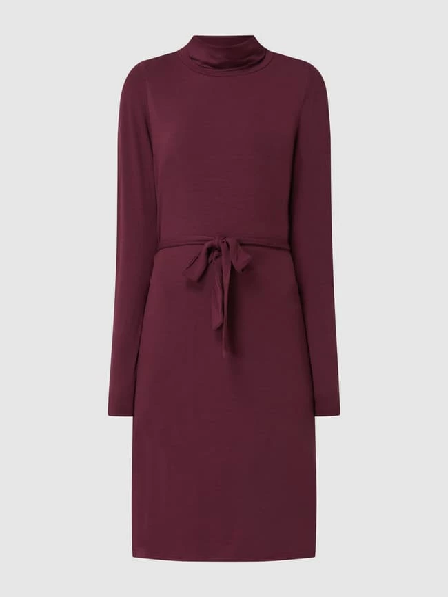 Fransa Jerseykleid Mit Rollkragen Modell 'Fraan' - Bordeaux Rot 4 Fransa Jerseykleid Mit Rollkragen Modell 'Fraan' - Bordeaux Rot – Bild 2
