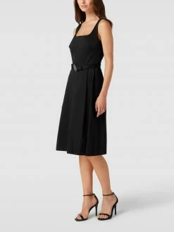 Lauren Ralph Lauren Cocktailkleid Mit Karree-Ausschnitt Modell 'HAVRAM' - Schwarz