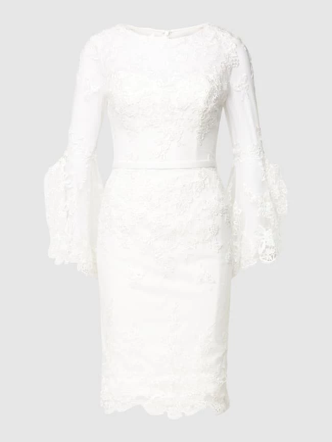 Luxuar Cocktailkleid Mit Details Aus Spitze - Offwhite 4 Luxuar Cocktailkleid Mit Details Aus Spitze - Offwhite – Bild 2