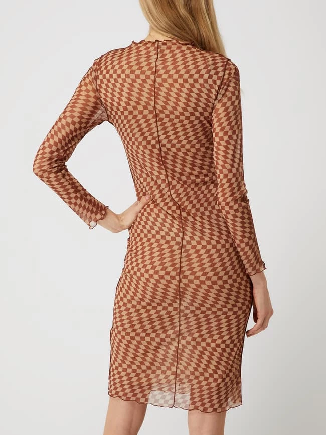 Only Kleid Aus Mesh Modell 'Nellie' - Camel 7 Only Kleid Aus Mesh Modell 'Nellie' - Camel – Bild 5